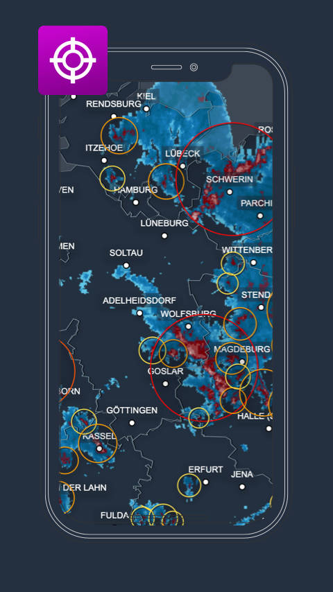 Screenshot App - Gewitter